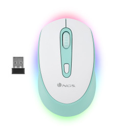 NGS SMOG MINT-RB ratón Juego Ambidextro RF Wireless + Blueto | APLIUM