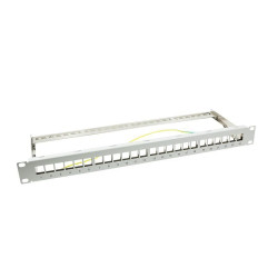 Keystone Panel 1U, 24 ports, | APLIUM
