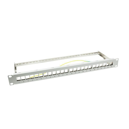 Keystone Panel 1U, 24 ports, | APLIUM