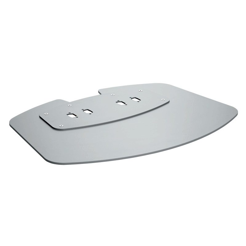 PFF 7030/Floor plate-Extra large Silver