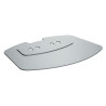 PFF 7030/Floor plate-Extra large Silver
