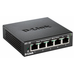 Switch/5xF+ENet RJ45 ext PSU
