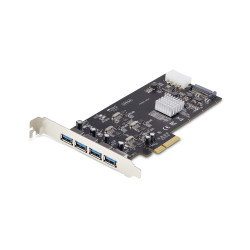 4-Port USB-A PCIe Card USB 3.2 5Gbps