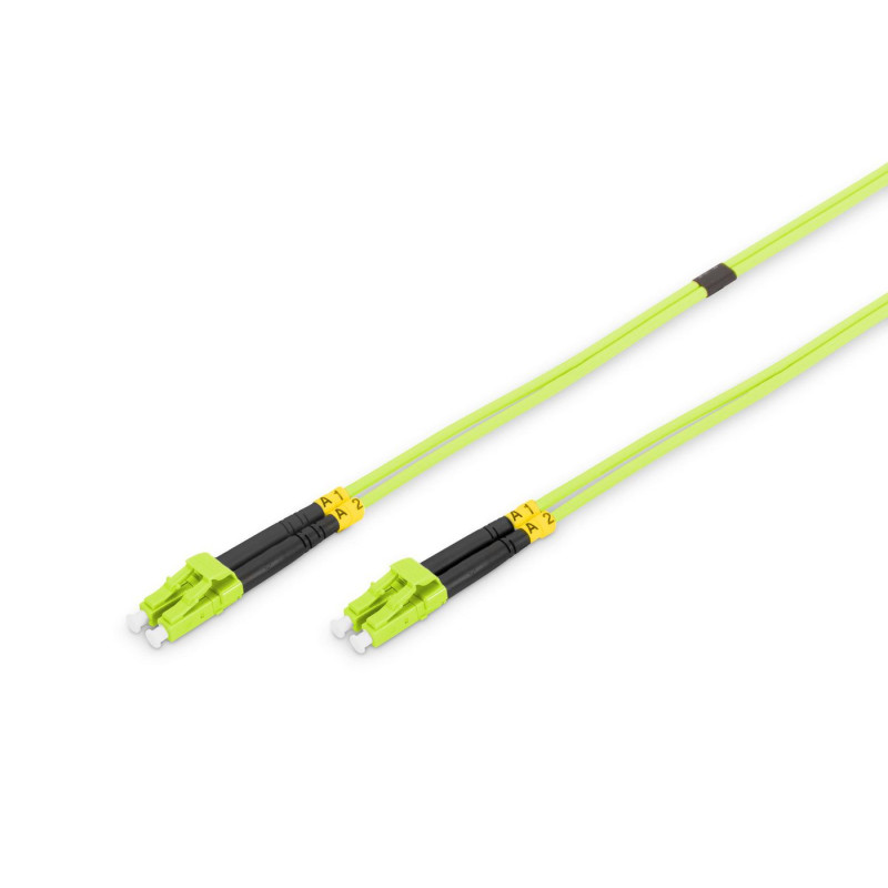 FO patch cord, duplex, LC to