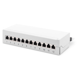 Desktop CAT 6A, patch panel,