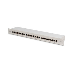 CAT 6 patch panel, shielded,