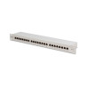 CAT 6 patch panel, shielded,