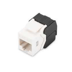 Módulo Keystone CAT 6A - sin apantallar - Negro - Blanco - N | APLIUM