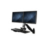 Sit Stand Desk - Wall Mount Dual Monitor