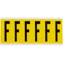 Identical numbers and letters