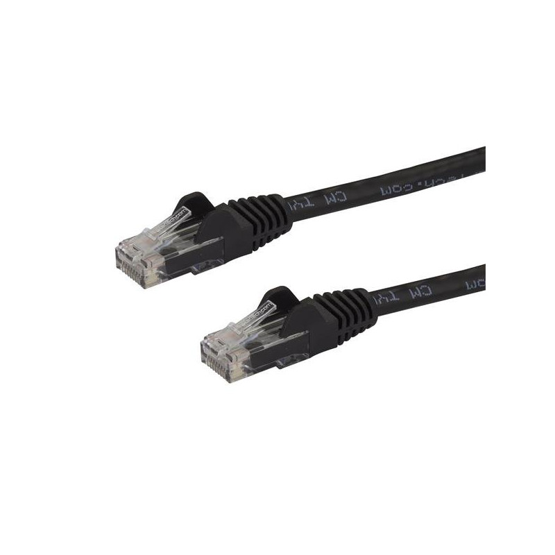 1m Black Snagless Cat6 UTP Patch Cable