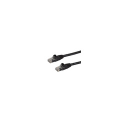 1m Black Snagless Cat6 UTP Patch Cable