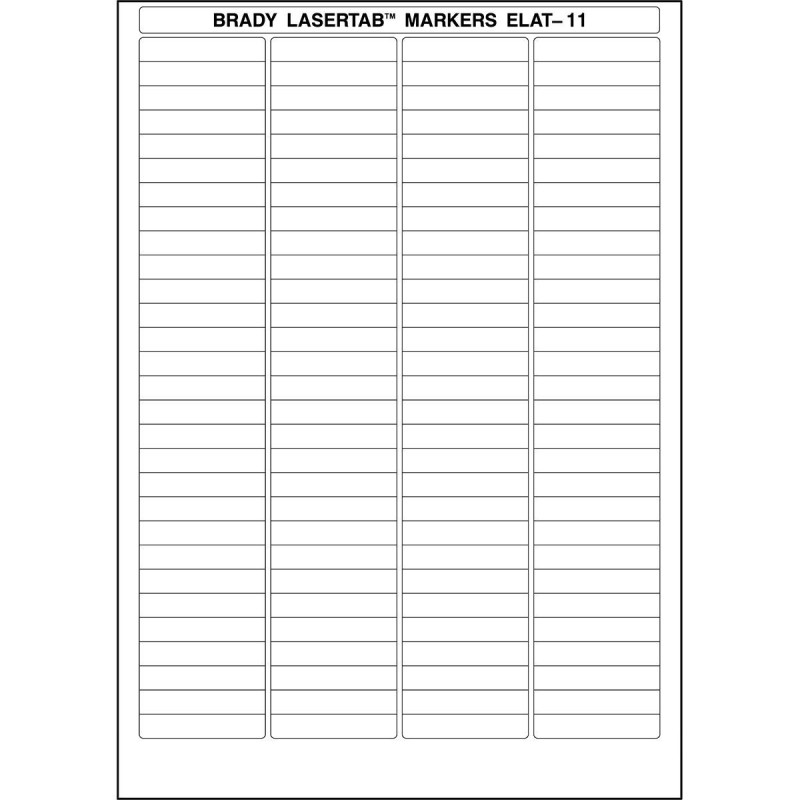 LaserTab Laser Printable
