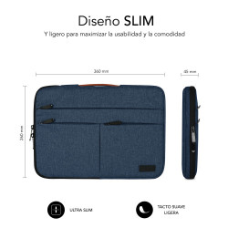 Funda Subblim Air Padding 360 Sleeve para Portátiles hasta 1 | APLIUM