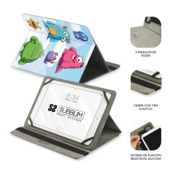 Funda Subblim Trendy Case Monsters para Tablets de 11" | APLIUM