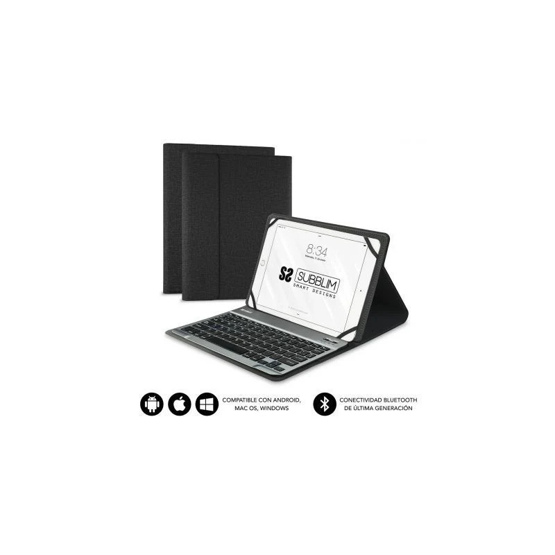 Funda con Teclado Subblim Keytab Pro Bluetooth para Tablets | APLIUM