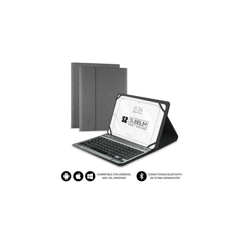 Funda con Teclado Subblim Keytab Pro Bluetooth para Tablets | APLIUM