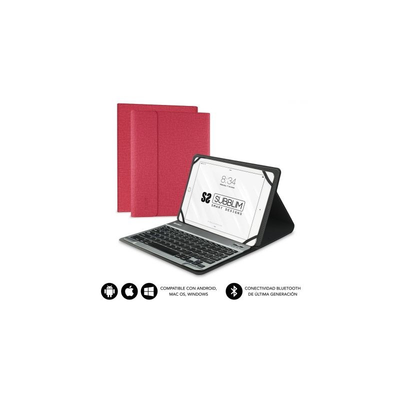 Funda con Teclado Subblim Keytab Pro Bluetooth para Tablets | APLIUM