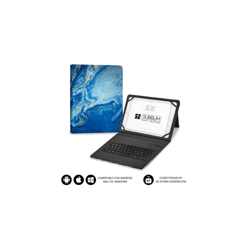 Funda con Teclado Subblim Keytab Pro Bluetooth para Tablets | APLIUM