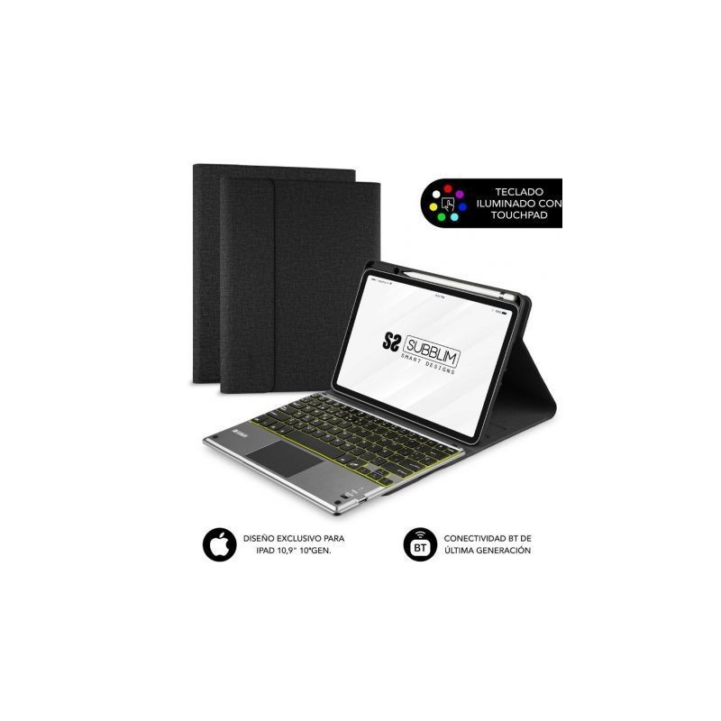 Funda con Teclado Subblim KeyTab Pro BT para Tablet iPad 10. | APLIUM