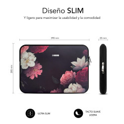 SUBBLIM Funda Ordenador Neopreno Trendy Sleeve Neo Flowers 1 | APLIUM