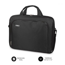Maletín Subblim Oxford para Portátiles hasta 16"/ Negro | APLIUM