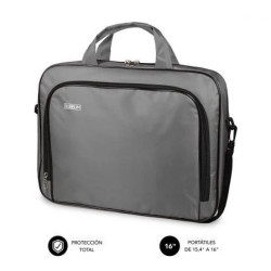 Maletín Subblim Oxford para Portátiles hasta 16"/ Gris | APLIUM