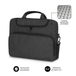 Maletín Subblim Air Padding para Portátiles hasta 15.6"/ Gri | APLIUM