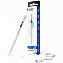 Lápiz Electrónico Subblim NoteFlow Pen para iPad/ Blanco | APLIUM