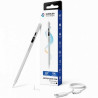 Lápiz Electrónico Subblim NoteFlow Pen para iPad/ Blanco | APLIUM