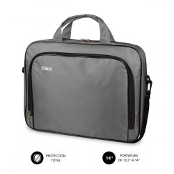 Maletín Subblim Oxford para Portátiles hasta 14"/ Gris | APLIUM