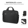 Maletín Subblim Oxford para Portátiles hasta 14"/ Negro | APLIUM