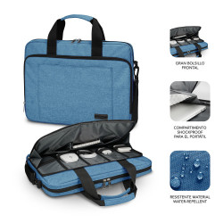 SUBBLIM Maletín Ordenador Air Padding Laptop bag 15,6" Azul | APLIUM