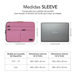 Funda Subblim Air Padding 360 Sleeve para Portátiles hasta 1 | APLIUM