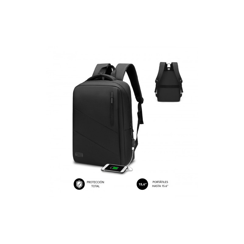 SUBBLIM City Backpack Mochila para portátil 15.6", Poliéster | APLIUM