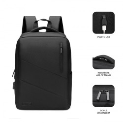 SUBBLIM City Backpack Mochila para portátil 15.6", Poliéster | APLIUM