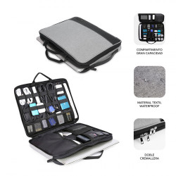 Funda Ordenador Advance Laptop Sleeve 13,3-14" Grey | APLIUM