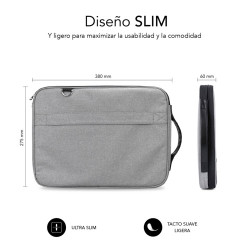 Funda Ordenador Advance Laptop Sleeve 13,3-14" Grey | APLIUM