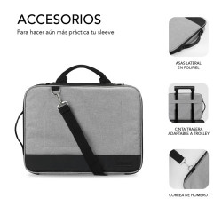 Funda Ordenador Advance Laptop Sleeve 13,3-14" Grey | APLIUM