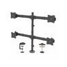 Desk Mount Quad Monitor Arm - Steel