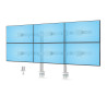Six-Monitor Desk Mount Max 32"/17.6lb