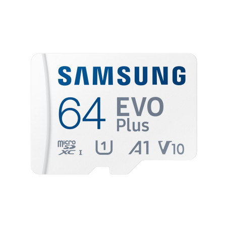 Micro SD EVO PLUS 2023 64GB+SD Adapter