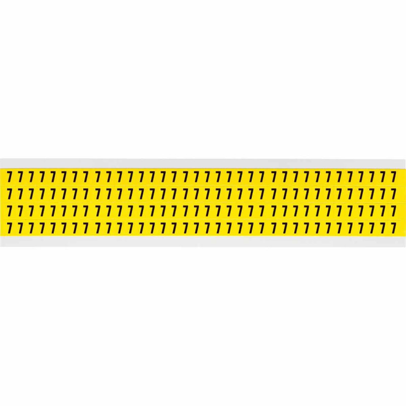 Identical numbers and letters