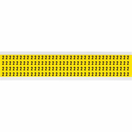 Identical numbers and letters