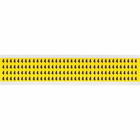Identical numbers and letters