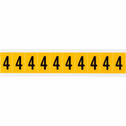 Identical numbers and letters