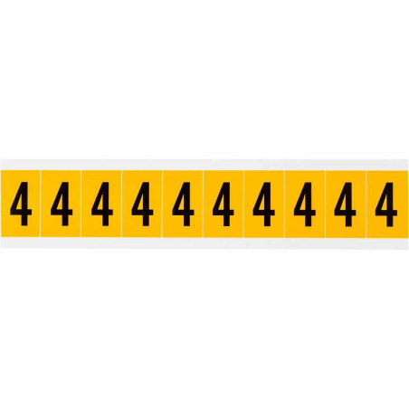 Identical numbers and letters