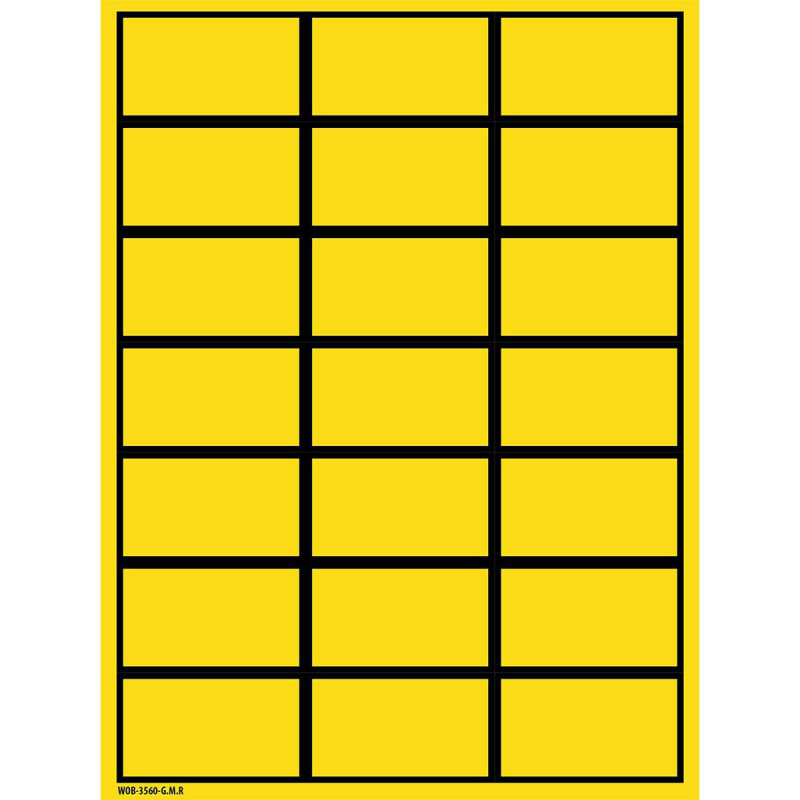 Blank Write-On Labels on