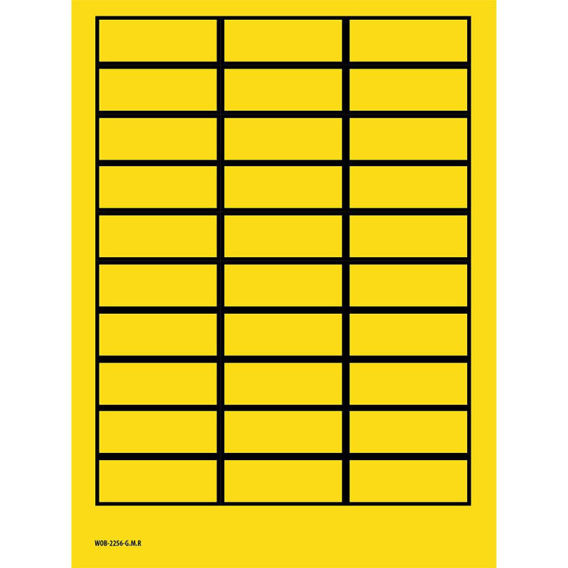 Blank Write-On Labels on