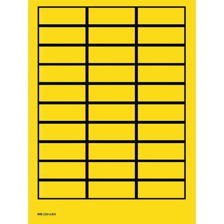 Blank Write-On Labels on